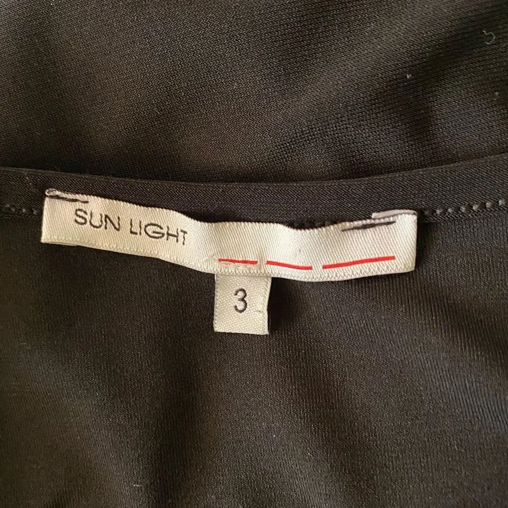 NWT Sunlight blouse. Black with graffiti print. Medium. Made in France - Picture 4 of 6